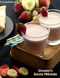 calories of strawberry banana milkshake