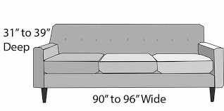 sofa dimensions size guide