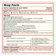 Drug labeling is the guidance to doctors and other health care providers on how to use a drug. Otc Drug Facts Label Fda