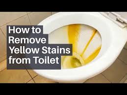 How To Remove Yellow Stains From Toilet