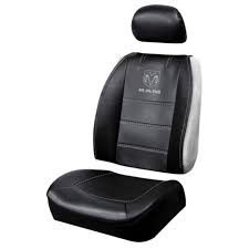 Deluxe Sideless Gray Logo Seat Cover