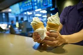 ice cream cone mcdonalds calories in