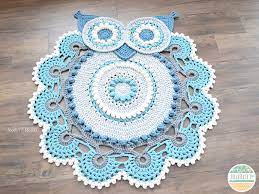 ravelry retro owl rug pattern by ira rott