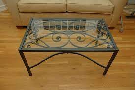 ©2021 ethan allen global, inc. Ike New Ethan Allen Glass Top And Metal Coffee Table Antique Wrought Iron Style Wrought Iron Style Metal Coffee Table Coffee Table