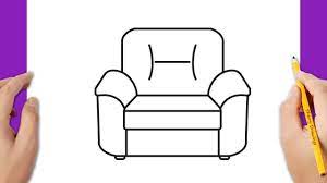 how to draw an armchair you