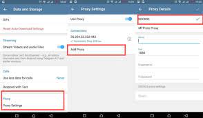 how to use telegram s in built proxy