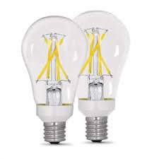 clear gl led ceiling fan light bulb