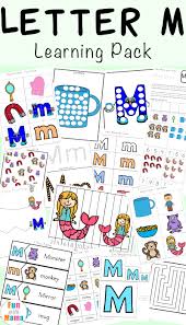 Letter Worksheets Fun With Mama Learning Pack Preschool