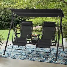 2 Person Reclining Steel Porch Swing