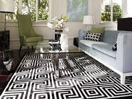 black and white spiral square rug