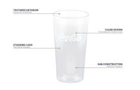 Cambro 20cc152 22 Oz Clear Coca Cola