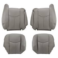 Front Leather Seat Cover Gray For 2003
