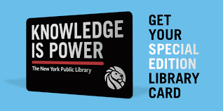 We did not find results for: Knowledge Is Power Special Edition Library Card At Nypl The New York Public Library