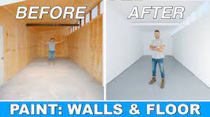 painting plywood walls concrete