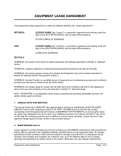 Commercial Lease Agreement Template Word Pdf By Business In A Box