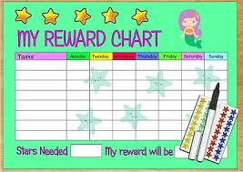 Magnetic Reusable Behaviour Fairy Reward Chart Free Stickers