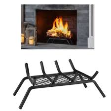 Fireplace Grate Solid Steel For Wood