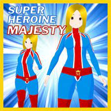 Vroid 3d Character] ヒロピン - Superheroine Majesty - peps - BOOTH