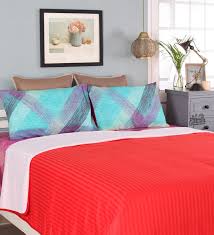 Solid Double Bed Quilts Comforters