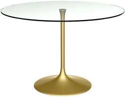 Large Dining Table With Brass Base