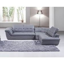 Chaise Sectional Grey By Jm Furniture
