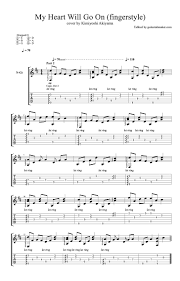 And you?re here in my heart. My Heart Will Go On Fingerstyle Guitar Tab Pdf Guitar Sheet Music Guitar Pro Tab Download Guitar Tabs Acoustic Fingerstyle Guitar Guitar Tabs Songs