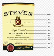 Free label templates for downloading and printing labels. Custom Jameson Label Guinness Hd Png Download Vhv