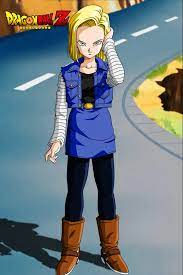 Dragon Ball Poster Android 18 with Logo 12in x 18in Free Shipping | eBay