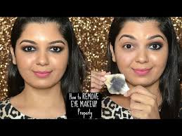 how to remove eye makeup properly