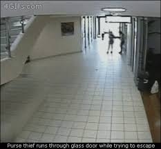 Guy Runs Through Glass Door Gifs Tenor