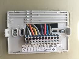 Make sure you have holes in the wall that line up with the holes in the new wall plate. Honeywell Thermostat Wiring Diy Home Improvement Forum