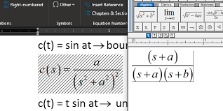 a diffe equation opens in mathtype