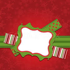 Template Christmas Greeting Card Stock Vector Colourbox