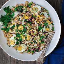 Mediterranean Chickpea Egg Salad Recipe Video The Mediterranean Dish gambar png