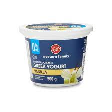 western family greek yogurt vanilla 0