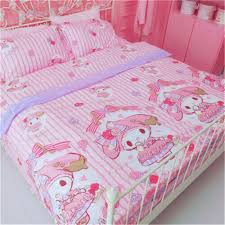 My Melody Cute Pink Cotton Bedding Set