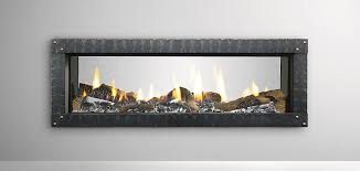 Glo Mezzo See Through Gas Fireplace