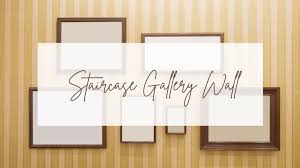 Staircase Gallery Wall Tutorial For A
