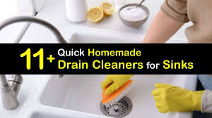 11 quick homemade drain cleaners for sinks