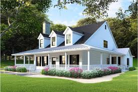 4 Bedroom Country Farmhouse Plan With 3