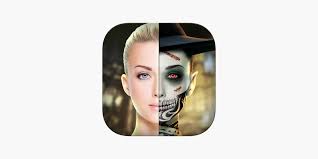 halloween makeup photo on the app
