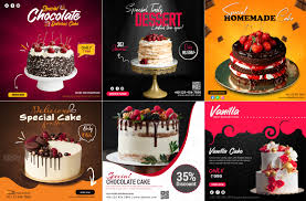 bakery cake banner design ideas for