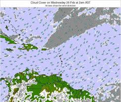 guadeloupe cloud cover on sunday 26 nov