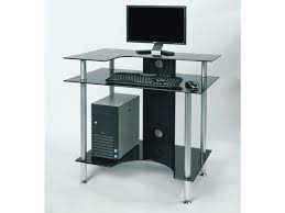 furnishings pc002 black glass desk