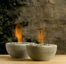 You make it yourself from concrete and a bowl for a form and then add decorations while the concrete is a concrete or ceramic planter is perfect for creating your own tabletop fire bowl. Bold Beautiful Brainy A Life Well Lived Project 1 Rock Bowl Flame 31 Diy Projects For Busy Gals Concrete Diy Tabletop Fire Bowl Winter Diy