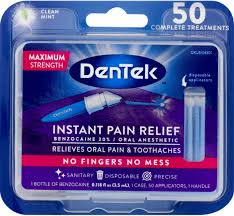 We did not find results for: Amazon Com Dentek Instant Oral Pain Relief Maximum Strength Kit For Toothaches 50 Count Beauty