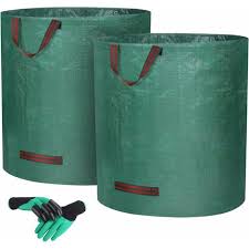 2 Pack 272l Garden Bags Heavy Duty