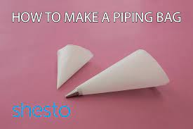 how to make a piping bag you