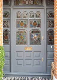 ornate victorian front door and frame