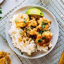 Shrimp Curry Rice Recipe gambar png